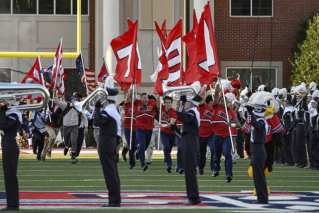 2019 Liberty Football Schedule Released A Sea Of Red