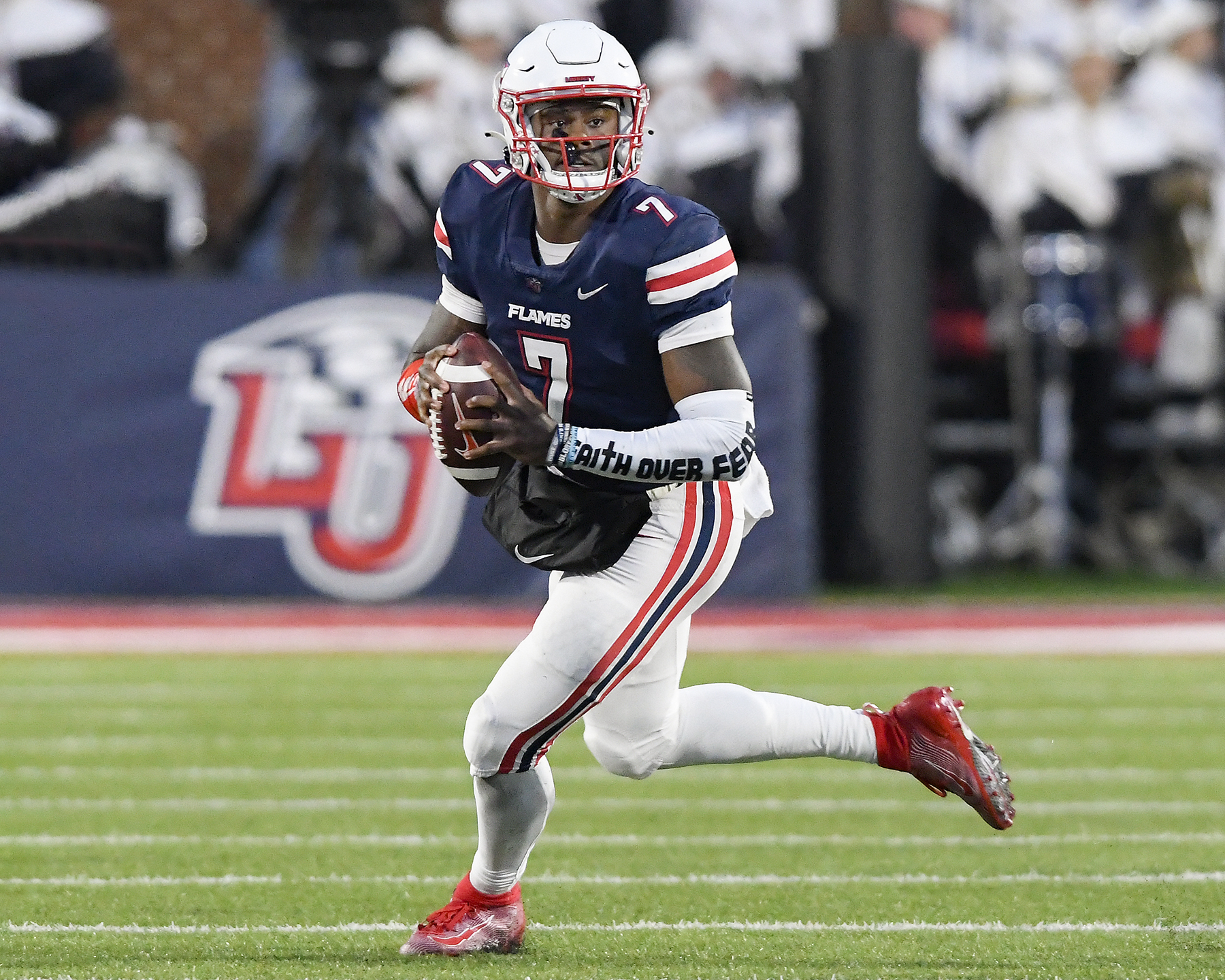 Titans trade up to select Liberty QB Malik Willis in third round