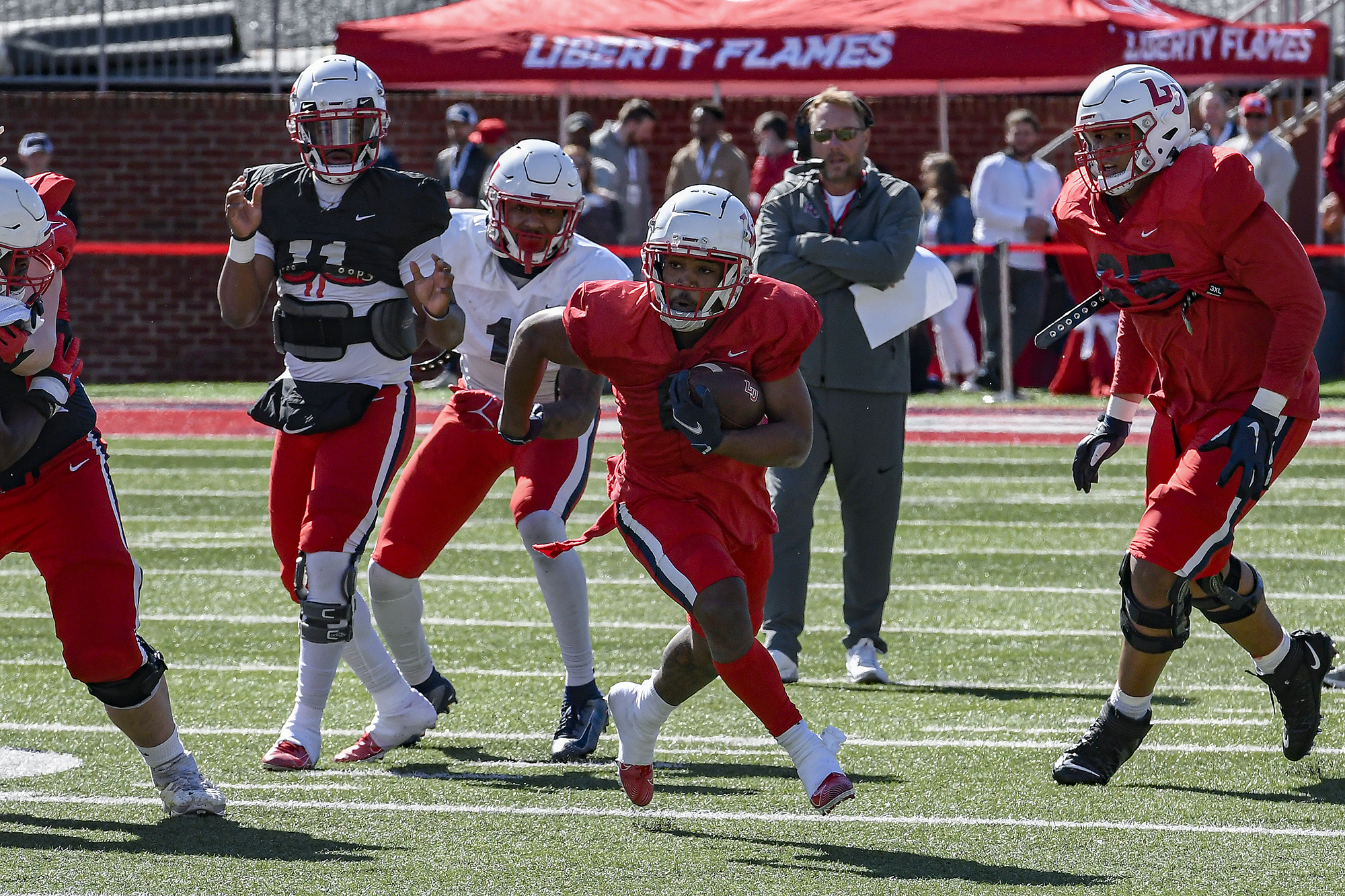 Liberty Spring Football Notebook: Offensive Struggles, Transfers