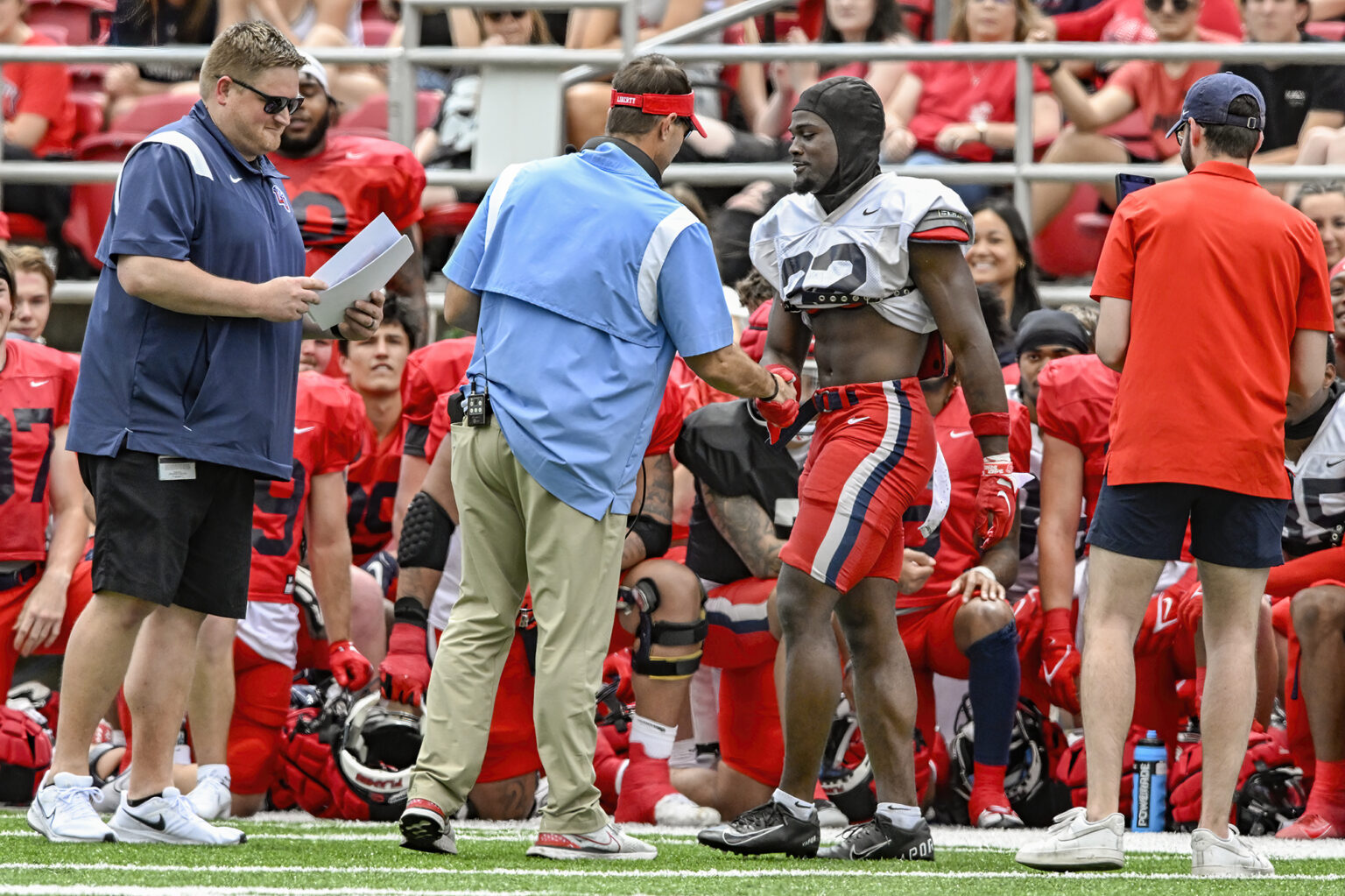 Photo Gallery Liberty Spring Game 2023 A Sea of Red