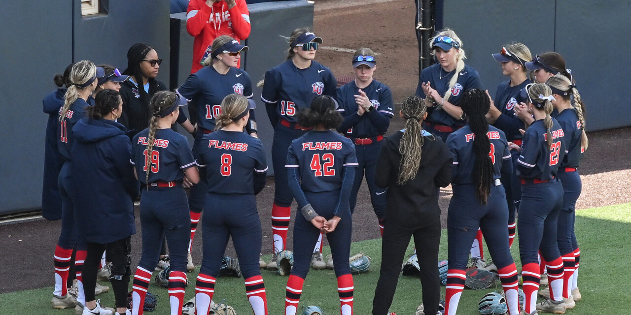 Liberty softball concludes regular season with win over #10 LSU