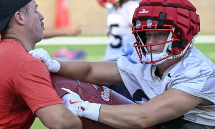 Liberty football training camp photo gallery Day 1