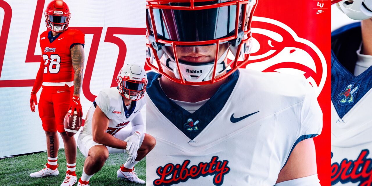 Liberty football debuts new uniforms