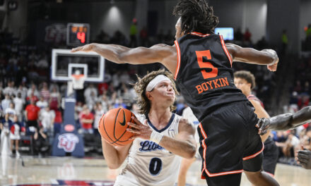 Liberty outlasts pesky Sam Houston, 64-61